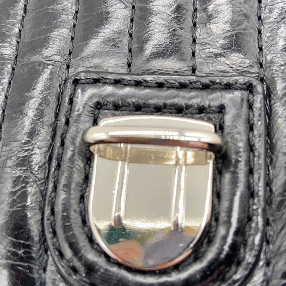 Coach Black Leather Quilted Poppy Shoulder Bag - Picture 13 of 13